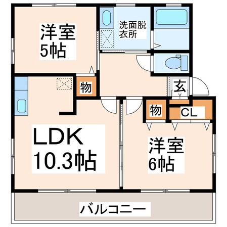 アンジェハウス近見の物件間取画像